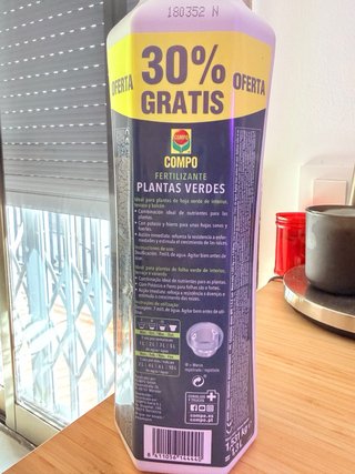 Compo Fertilizante Plantas Verdes 1,3L