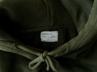 Sudadera Troppo con capucha verde talla L