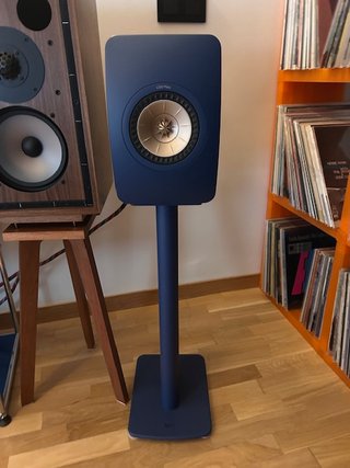 Altavoces KEF LS50 Meta Azul + Soporte S2