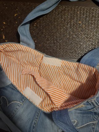 Bolso vaquero hecho a mano