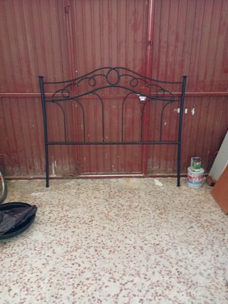 Cabecero de cama de hierro forjado