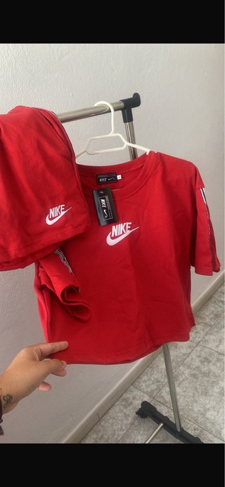 Conjunto Nike Rojo camiseta corta