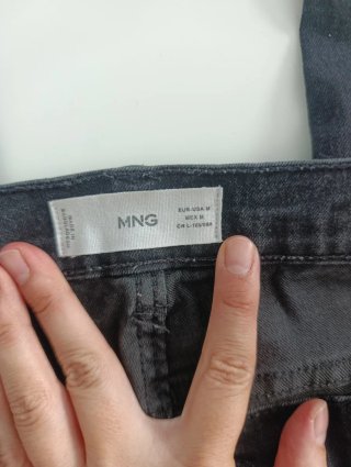 Pantalón vaquero negro premamá