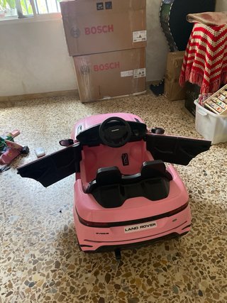 Coche eléctrico infantil Range Rover Rosa