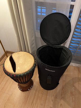Djembe Africano 12 con funda Millenium