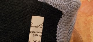 Sciarpa David Saddler Uomo Nero Grigio