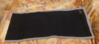 Sciarpa David Saddler Uomo Nero Grigio