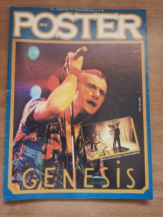 Revista musical Póster de dictado a Genesis