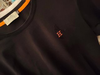 T-shirt Hermès nera taglia XXL