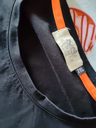 T-shirt Hermès nera taglia XXL