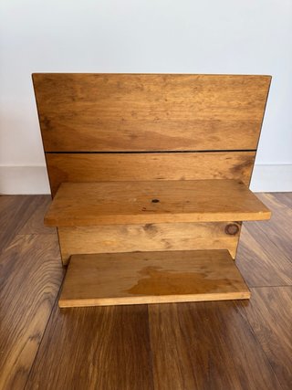 Mesillas flotantes de madera