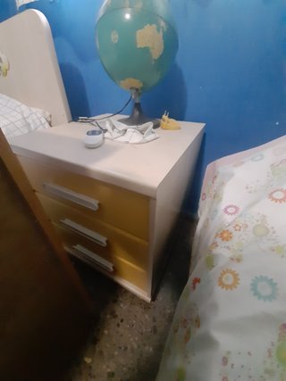 Habitación casi desmontada