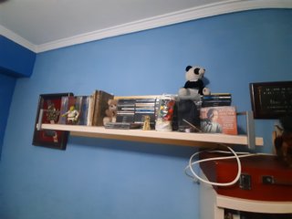 Habitación casi desmontada