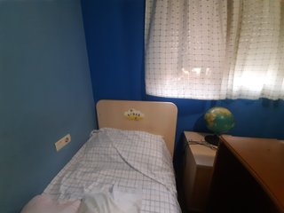 Habitación casi desmontada