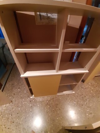 Habitación casi desmontada