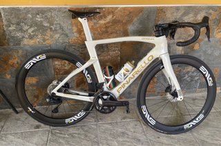 Pinarello Dogma Blanco y Dorado