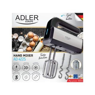 Adler AD 4225 batidora mano 800W funciones