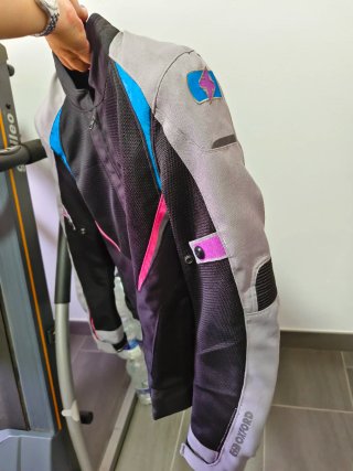 Chaqueta Moto Mujer Oxford