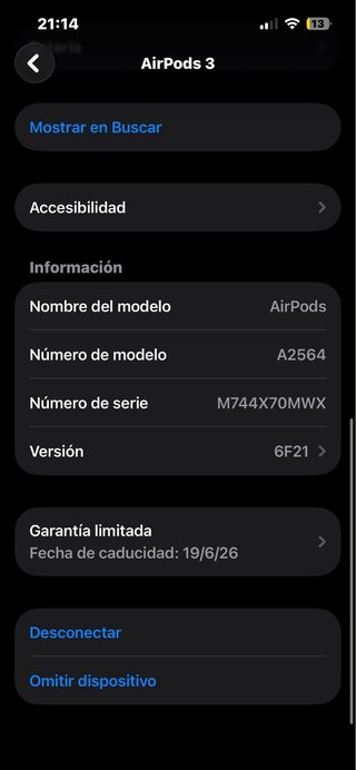 Airpods 3ª Gen. Blancos