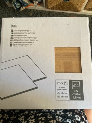 Baldosas vinilo adhesivas Bali PVC