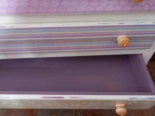 Muebles de dormitorio pintados a mano