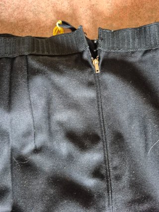 Gonna nuova Confites cotone pesante nero tg 54
