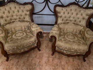 2 Sillones Clásicos Tapizados