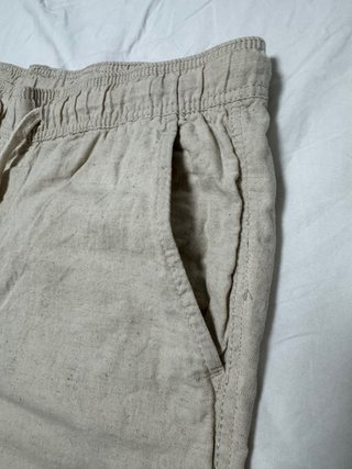 Pantalón jogger de lino