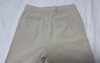 Pantalón jogger de lino
