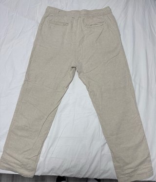 Pantalón jogger de lino