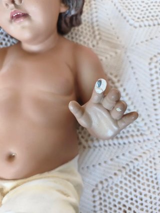 Niño Jesús antiguo grande