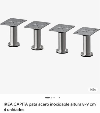 Juego de patas para muebles Capita (ikea)