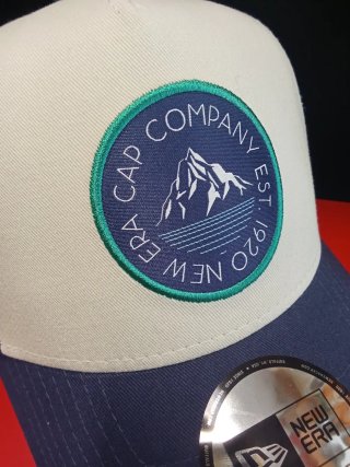 Gorra New Era 9Forty Beige y Azul Talla única