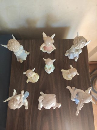 9 Angeli in Porcellana