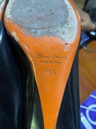 Zapatos tacón bajo Italianos cuero