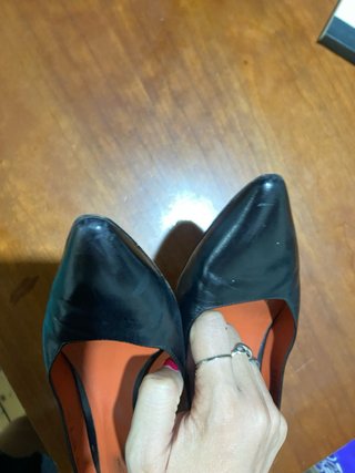 Zapatos tacón bajo Italianos cuero