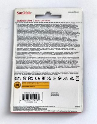 Scheda SanDisk Ultra SDXC 64GB UHS-I Sigillata