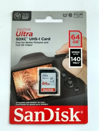 Scheda SanDisk Ultra SDXC 64GB UHS-I Sigillata