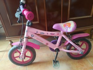 Bicicleta infantil Paw Patrol rosa