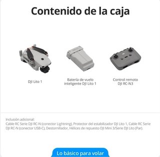 Dji Lito 1 Drone Nuevo + Control Remoto