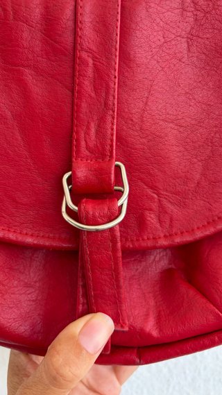 Bolso bandolera rojo vintage