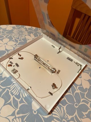 Lámpara de techo moderna de cristal