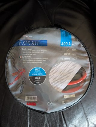 Cables de arranque para batería de coche