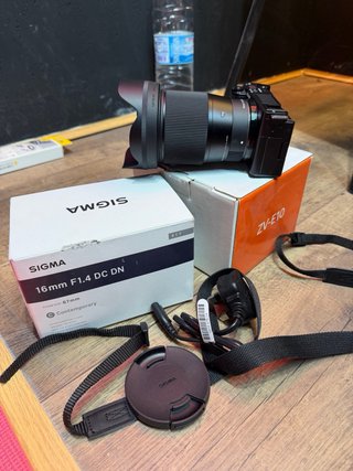 Sony ZV-E10 + Sigma 16mm f/1.4