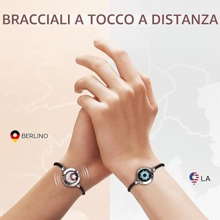 TOTWOO Braccialetti coppia smart Bluetooth Touch