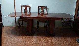 Mesa de comedor extensible madera