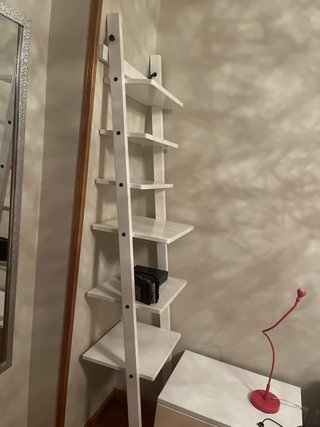 Estantería Escalera Blanca