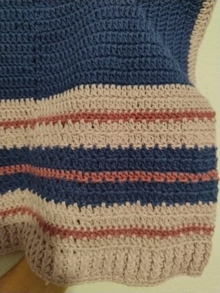 Top crochet algodón hecho a mano talla única