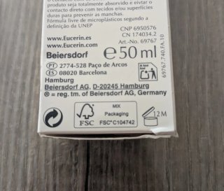 Eucerin protector solar 50+ Oil Control