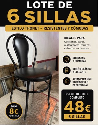 Lote 6 Sillas